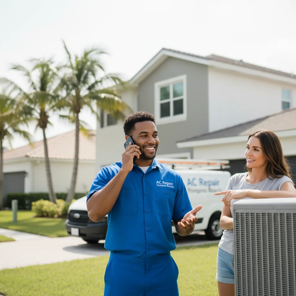 AC Repair Pompano Beach customer support in East Marion